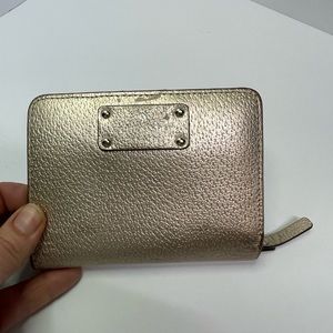 Small gold Kate Spade Wallet